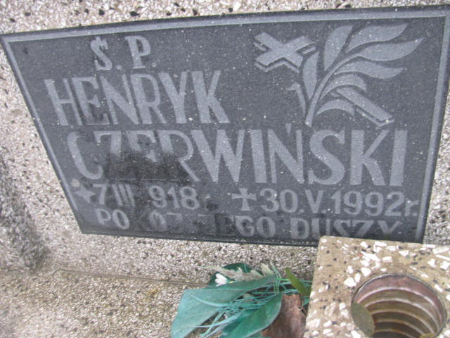 Henryk Czerwiński 1918 Lubań Gmina - Grobonet - Wyszukiwarka osób pochowanych