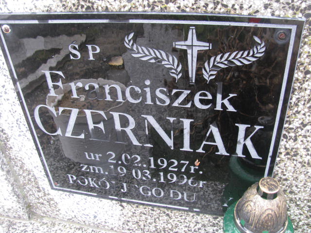 Grób Franciszek Czerniak