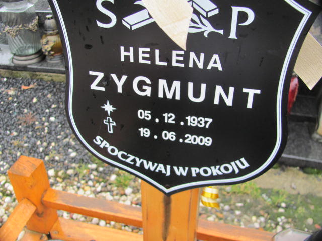 Grób Helena Zygmunt