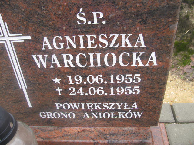 Grób Agnieszka Warchocka