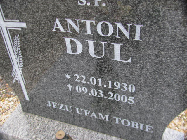 Antoni Dul 1930 Lubań Gmina - Grobonet - Wyszukiwarka osób pochowanych
