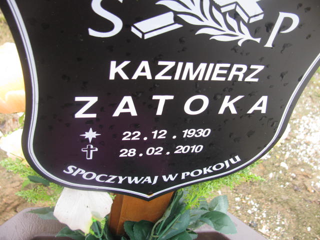 Kazimierz Zatok 1930 Lubań Gmina - Grobonet - Wyszukiwarka osób pochowanych