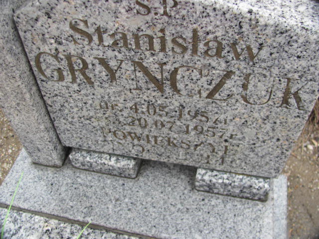Grób Stanisław Gryńczuk
