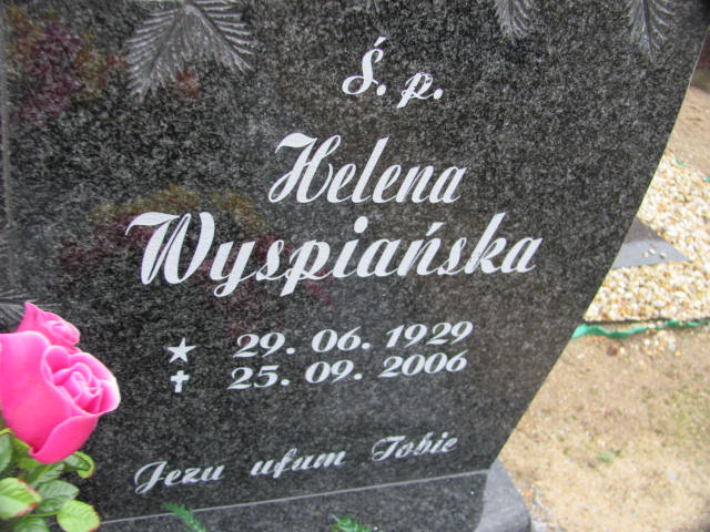 Helena Wyspiańska 1929 Lubań Gmina - Grobonet - Wyszukiwarka osób pochowanych